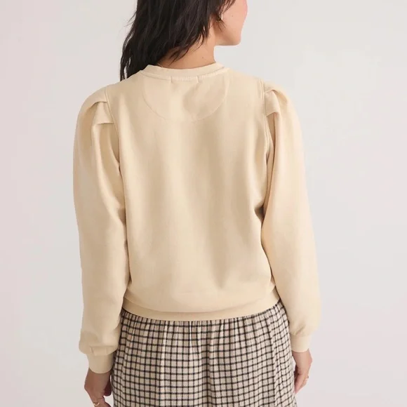 Marine Layer Enya Puff Sleeve Sweatshirt - Picture 7 of 10